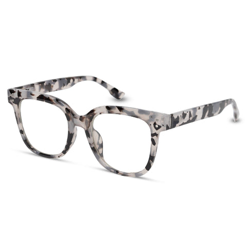 Blue Light Glasses for Woman Men Oversized Blue Light Blocking Glasses Anti Eyestrain UV Protection Computer Eyeglasses image
