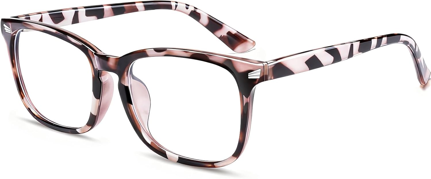 Blue Light Glasses for Woman Men Oversized Blue Light Blocking Glasses Anti Eyestrain UV Protection Computer Eyeglasses