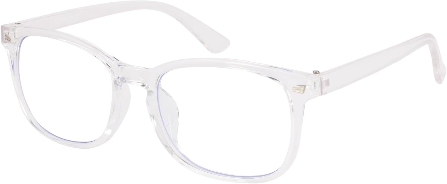 Blue Light Glasses for Woman Men Oversized Blue Light Blocking Glasses Anti Eyestrain UV Protection Computer Eyeglasses