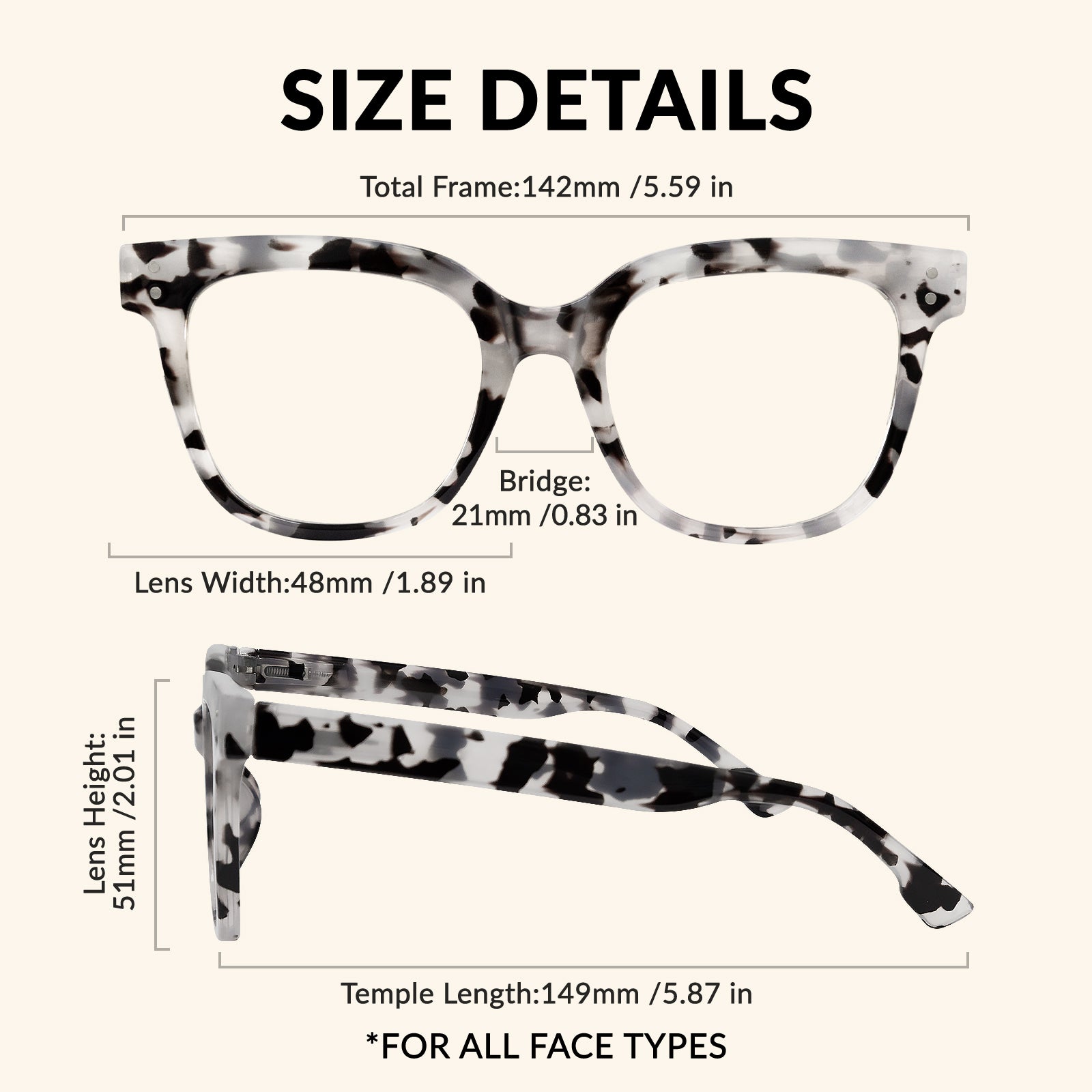 Blue Light Glasses for Woman Men Oversized Blue Light Blocking Glasses Anti Eyestrain UV Protection Computer Eyeglasses