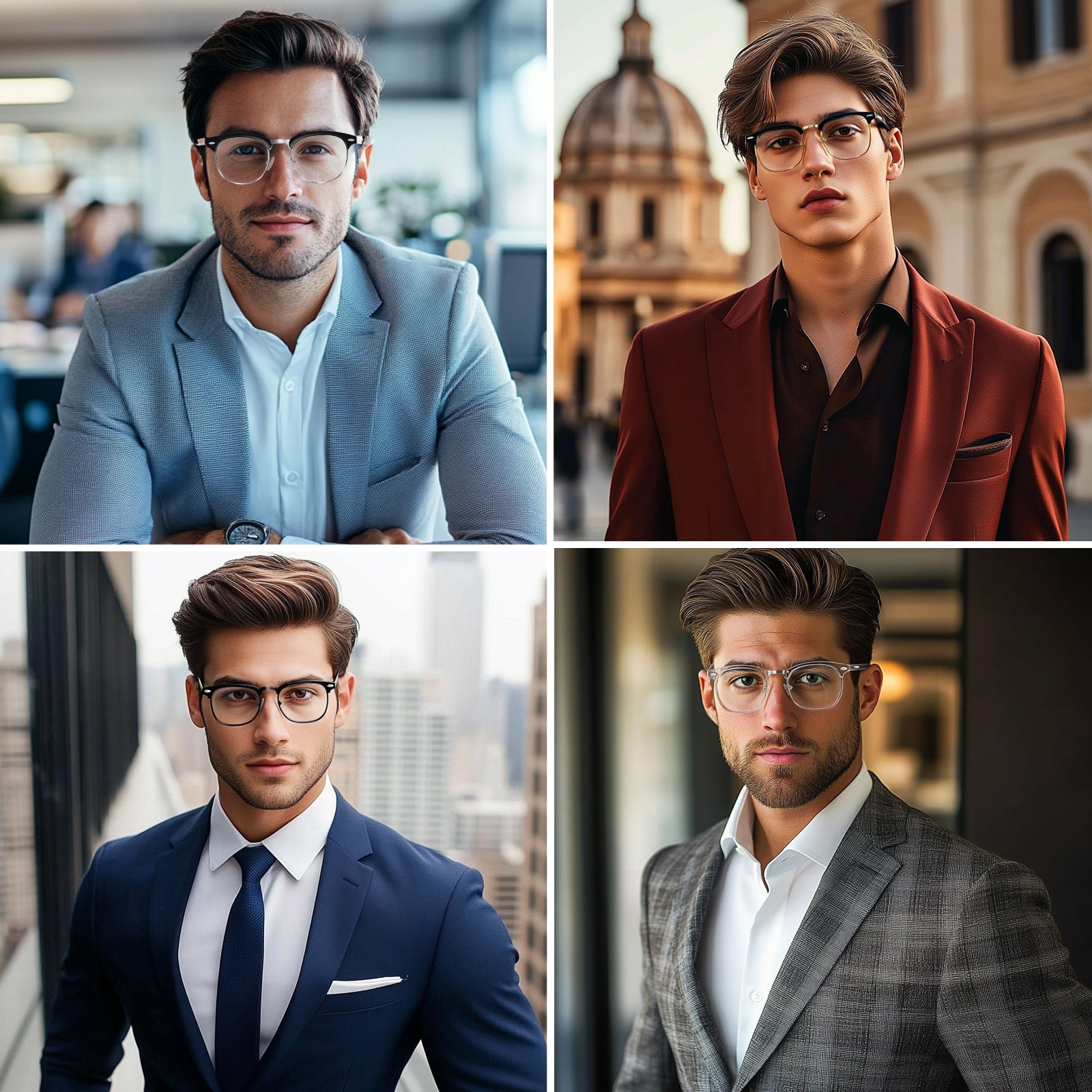 Blue Light Glasses Men and Woman, 99% Blue Light Blocking Glasses for Computer Gaming TV Phone Screen Half Frame UV Clear Lens Anti Eyestrain : 22