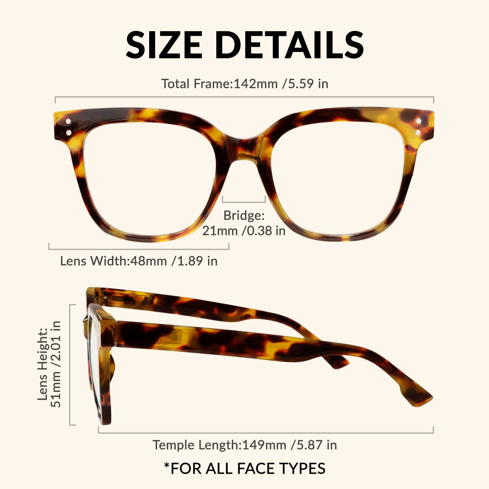 Blue Light Glasses for Woman Men Oversized Blue Light Blocking Glasses Anti Eyestrain UV Protection Computer Eyeglasses