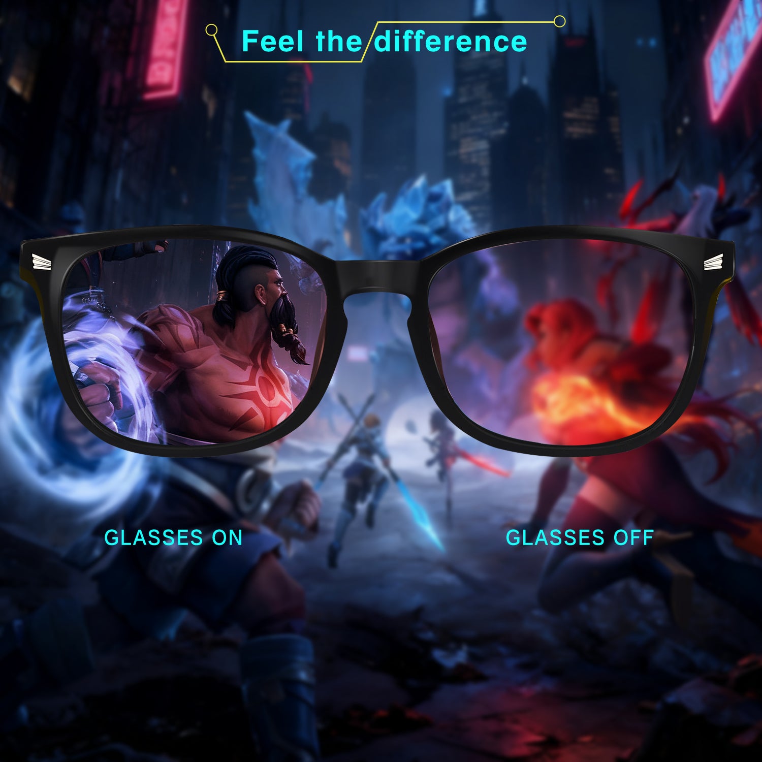WINTOO Red Lens Glasses Blue Light Glasses Men Women - 99.9% Blue Green Blocking for Computer, Gaming, TV, Phone Screens - 3 Pair : 1