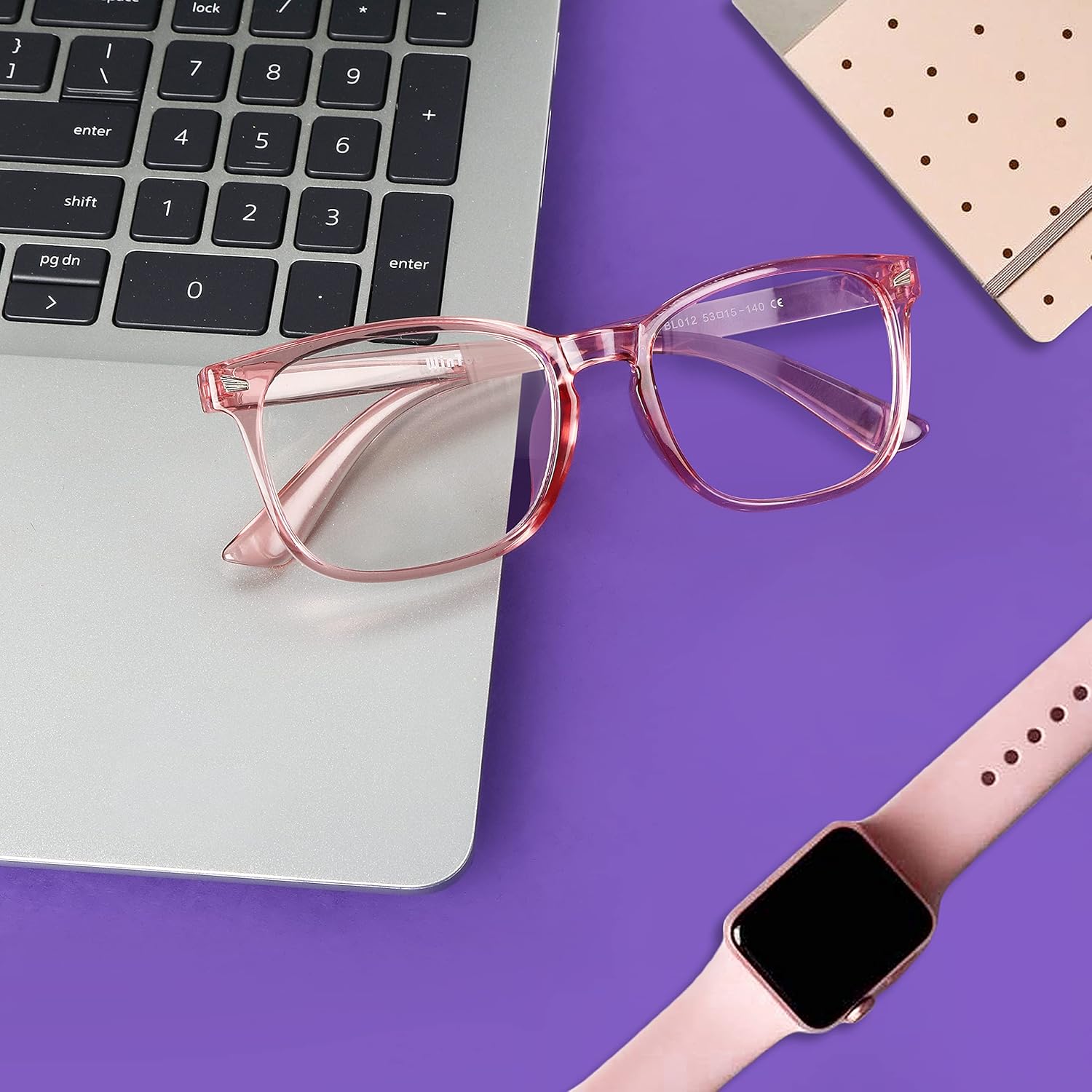Blue Light Glasses for Woman Men Oversized Blue Light Blocking Glasses Anti Eyestrain UV Protection Computer Eyeglasses