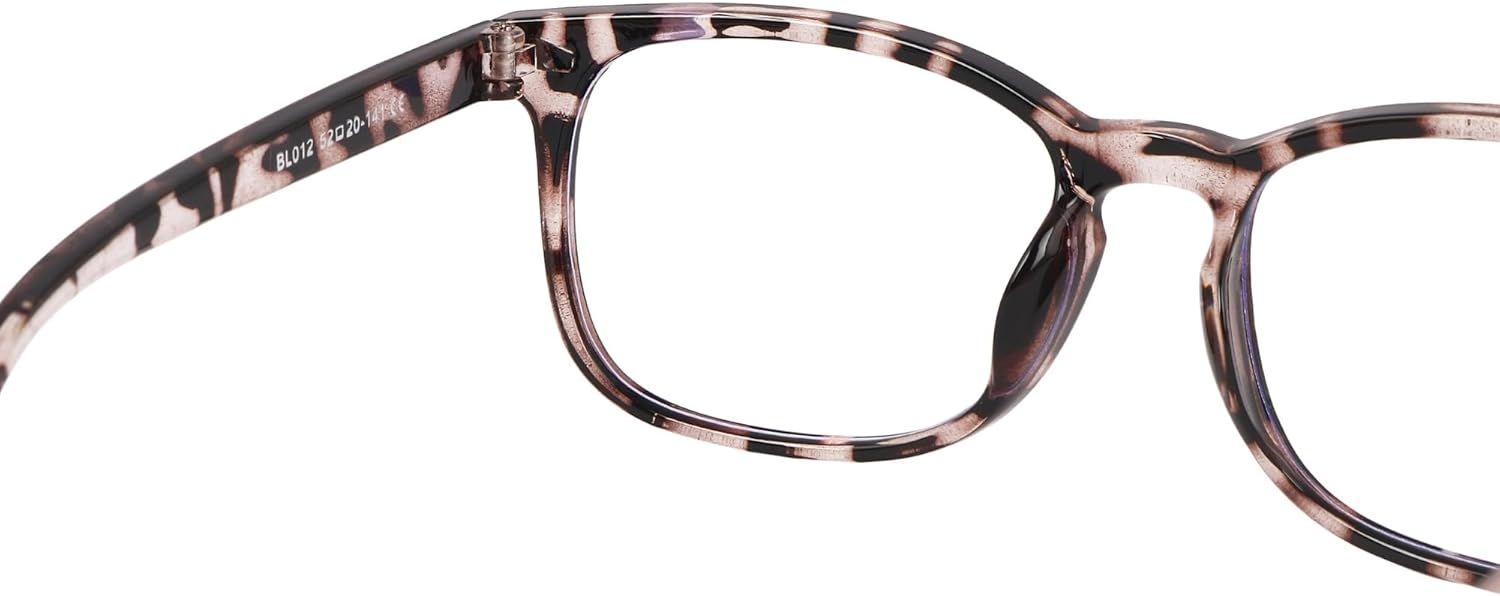 Blue Light Glasses for Woman Men Oversized Blue Light Blocking Glasses Anti Eyestrain UV Protection Computer Eyeglasses