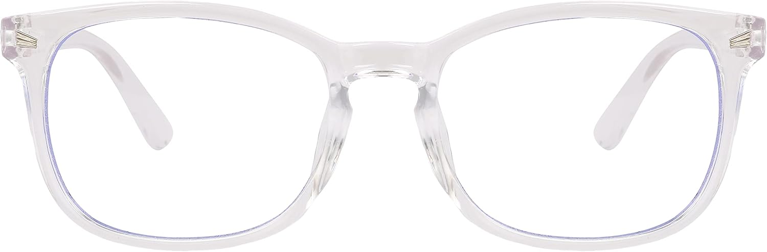Blue Light Glasses for Woman Men Oversized Blue Light Blocking Glasses Anti Eyestrain UV Protection Computer Eyeglasses