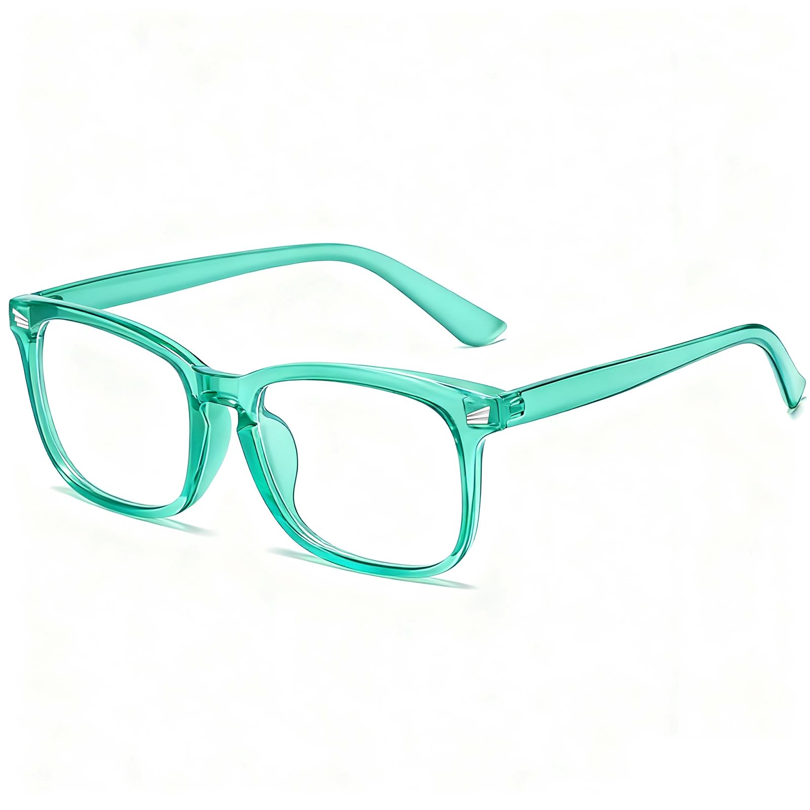 WINTOO Blue Light Glasses for Woman Men | 99% Blue Light Blocking Glasses | Computer Glassess | Night Driving | Gaming | TV Phone Screen Reader Square Frame | Anti Eyestrain & UV Glare Protection