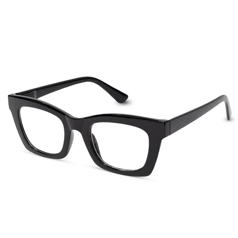 Blue Light Glasses for Woman Men Oversized Blue Light Blocking Glasses Anti Eyestrain UV Protection Computer Eyeglasses image