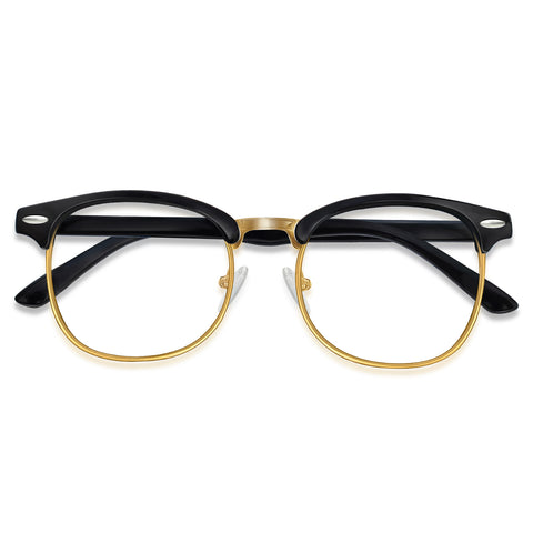 WINTOO Blue Light Glasses Men and Woman, 99% Blue Light Blocking Glasses for Computer Gaming TV Phone Screen Half Frame UV Clear Lens Anti Eyestrain : 20 image